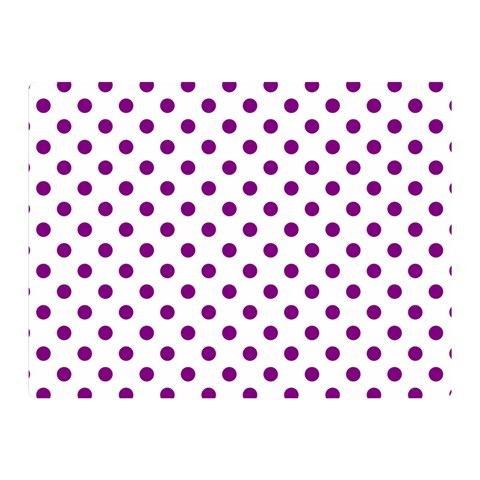 Polka Dots 35 x27  Blanket Front