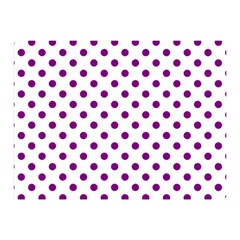 Polka Dots 35 x27  Blanket Back