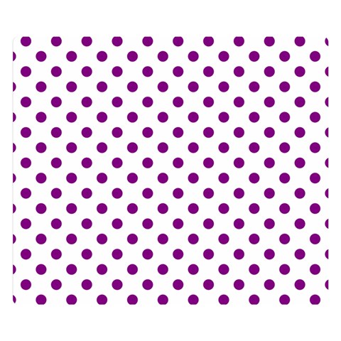 Polka Dots 50 x40  Blanket Front