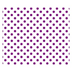 Polka Dots 50 x40  Blanket Back