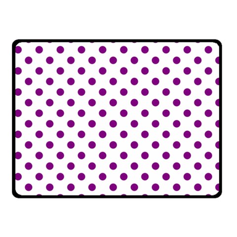 Polka Dots 50 x40  Blanket Front
