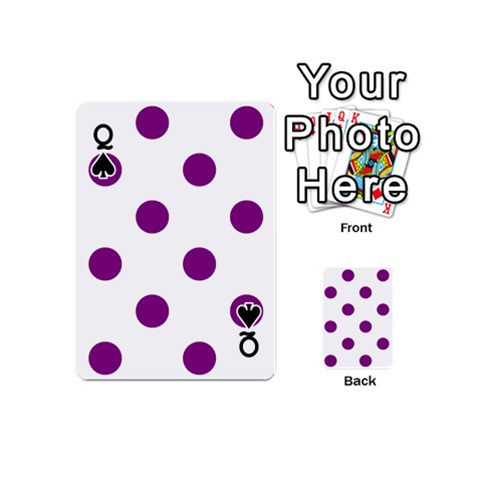 Queen Polka Dots Front - SpadeQ