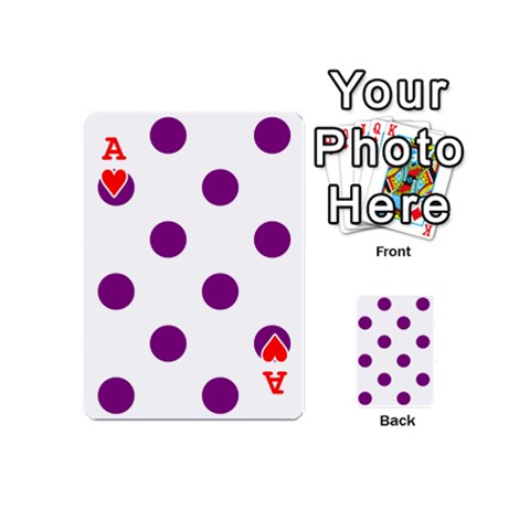 Ace Polka Dots Front - HeartA