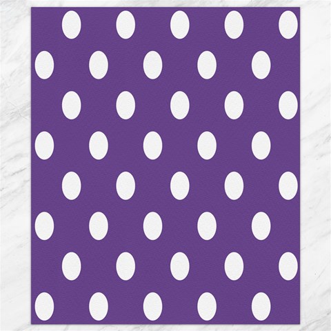Polka Dots 8.15 x9.66  Canvas - 1