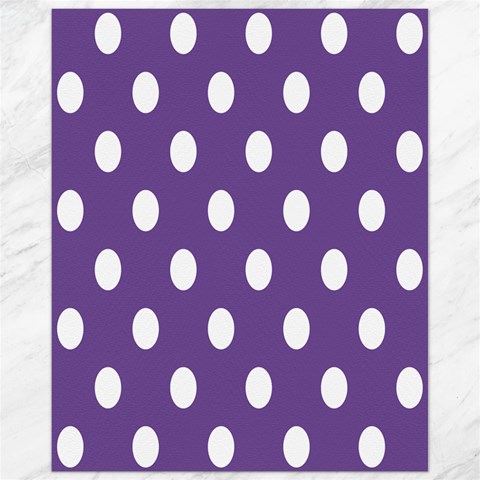 Polka Dots 10.95 x13.48  Canvas - 1