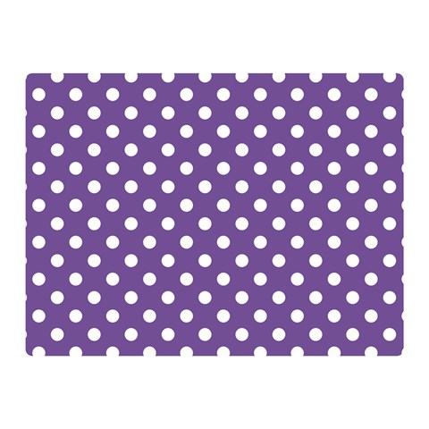 Polka Dots 35 x27  Blanket Front