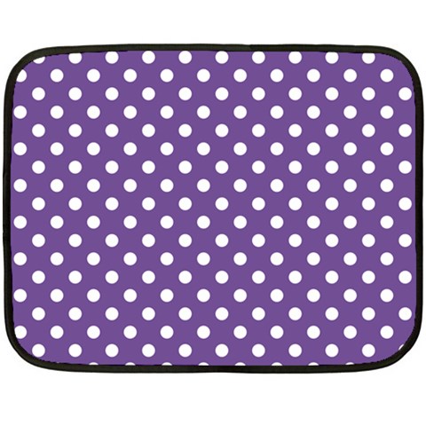 Polka Dots 35 x27  Blanket Front
