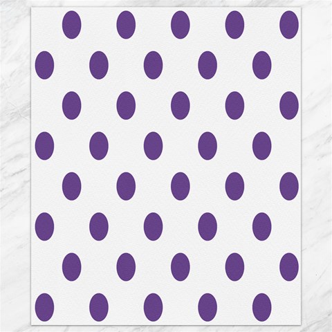 Polka Dots 8.15 x9.66  Canvas - 1