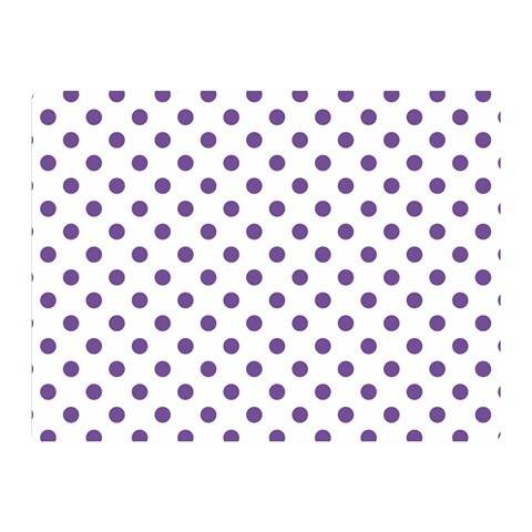 Polka Dots 35 x27  Blanket Back