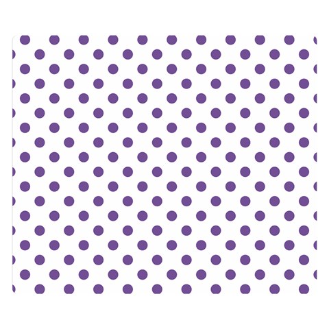 Polka Dots 50 x40  Blanket Back