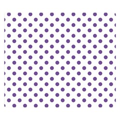 Polka Dots 50 x40  Blanket Back