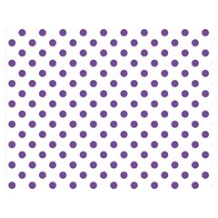 Polka Dots 60 x50  Blanket Back