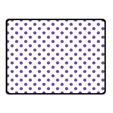 Polka Dots 45 x34  Blanket Back