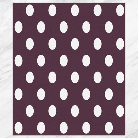 Polka Dots 8.15 x9.66  Canvas - 1