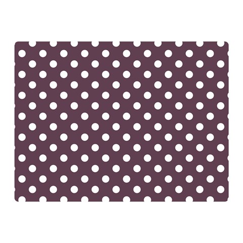 Polka Dots 35 x27  Blanket Front