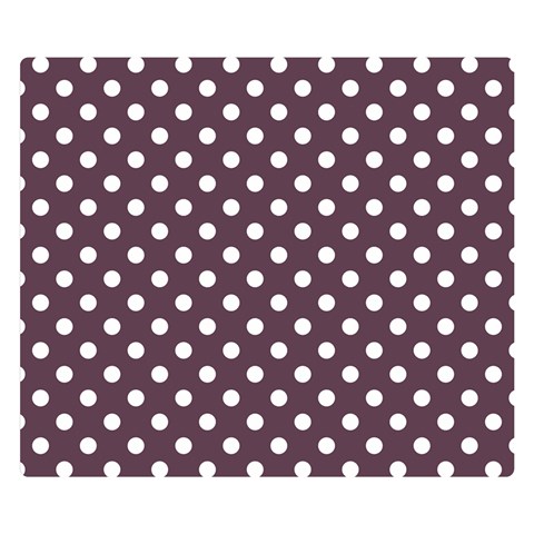 Polka Dots 50 x40  Blanket Front