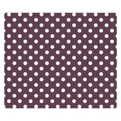 Polka Dots 50 x40  Blanket Back