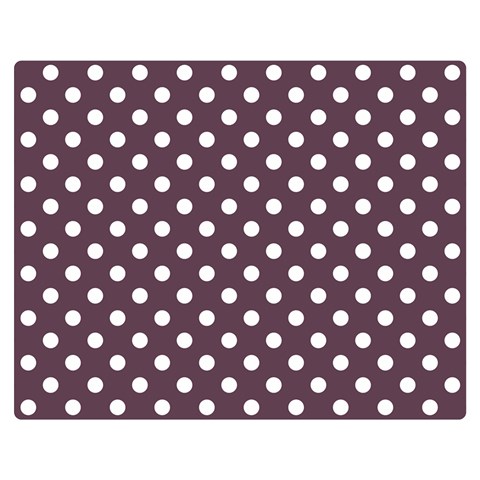 Polka Dots 60 x50  Blanket Front