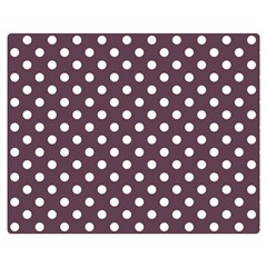 Polka Dots 60 x50  Blanket Back