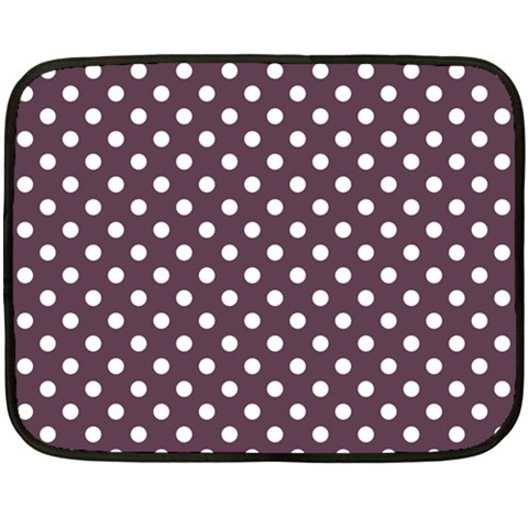 Polka Dots 35 x27  Blanket Front