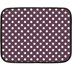 Polka Dots 35 x27  Blanket Back