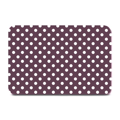 Polka Dots 18 x12  Plate Mat