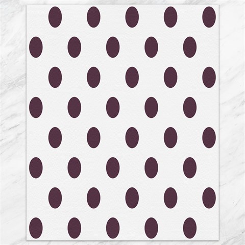 Polka Dots 10.95 x13.48  Canvas - 1