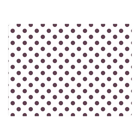 Polka Dots 35 x27  Blanket Front