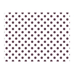 Polka Dots 35 x27  Blanket Back