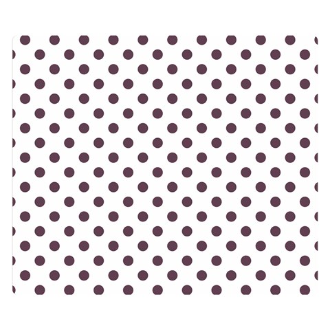 Polka Dots 50 x40  Blanket Front