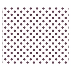 Polka Dots 50 x40  Blanket Back