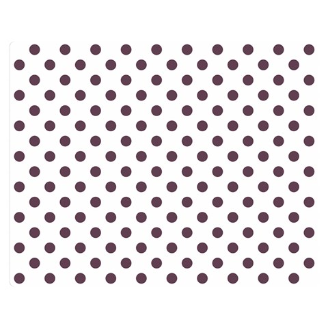 Polka Dots 60 x50  Blanket Front