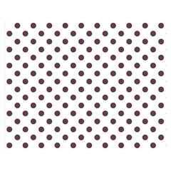 Polka Dots 60 x50  Blanket Back