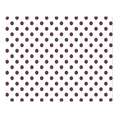 Polka Dots 80 x60  Blanket Front