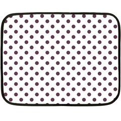 Polka Dots 35 x27  Blanket Back