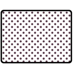 Polka Dots 80 x60  Blanket Back