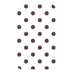 Polka Dots - Eggplant Violet on White Memory Card Reader (Rectangular)