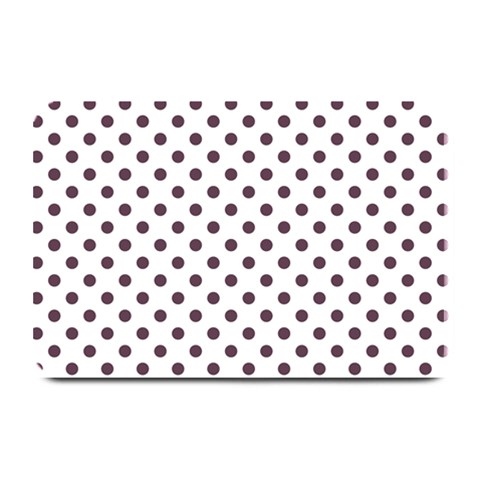 Polka Dots 18 x12  Plate Mat