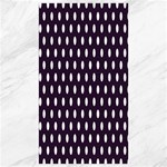 Polka Dots - White on Dark Purple Canvas 40  x 72 