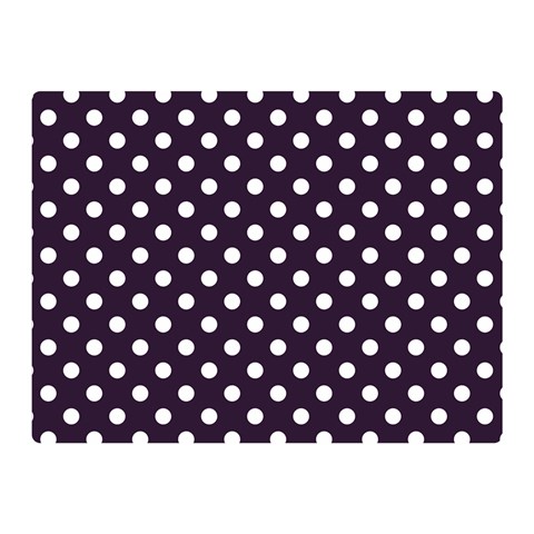 Polka Dots 35 x27  Blanket Back