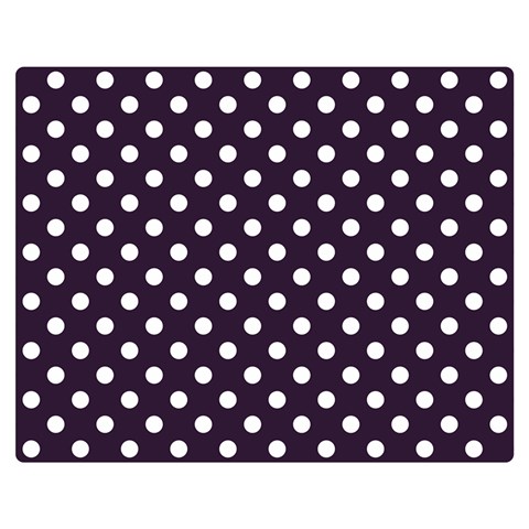 Polka Dots 60 x50  Blanket Back