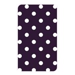 Polka Dots - White on Dark Purple Memory Card Reader (Rectangular)