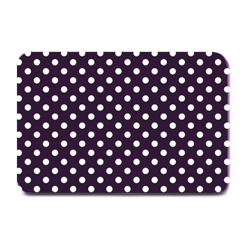 Polka Dots 18 x12  Plate Mat