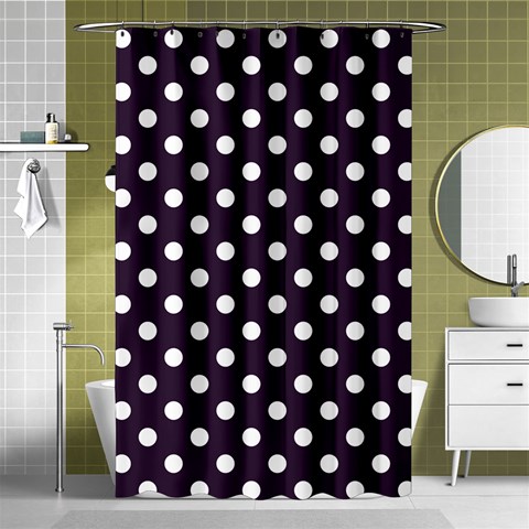 Polka Dots Curtain(48  X 72 ) - 42.18 x64.8  Curtain(48  X 72 )