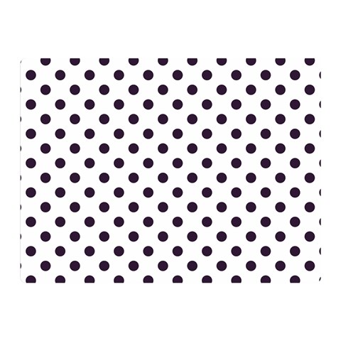 Polka Dots 35 x27  Blanket Front
