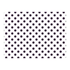 Polka Dots 35 x27  Blanket Back