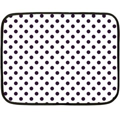 Polka Dots 35 x27  Blanket Back