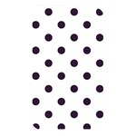 Polka Dots - Dark Purple on White Memory Card Reader (Rectangular)