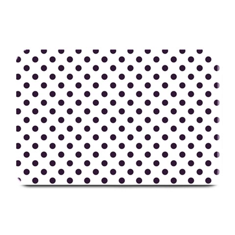 Polka Dots 18 x12  Plate Mat
