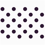 Polka Dots - Dark Purple on White 5  x 7  Photo Cards